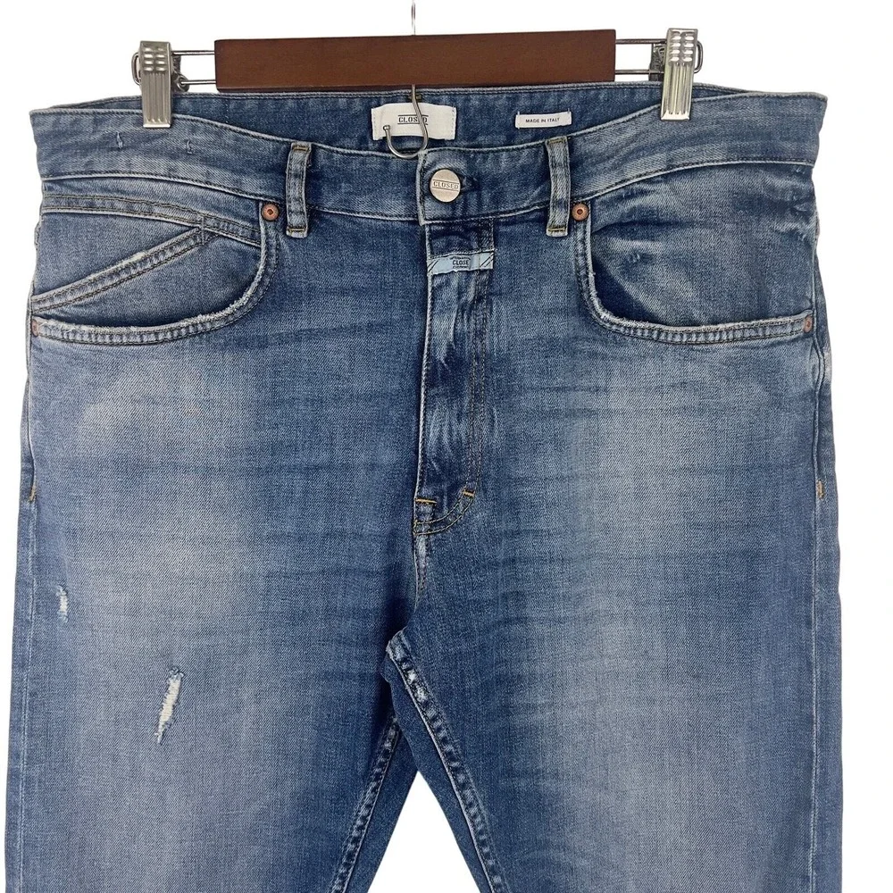 Closed A Better Blue Candiani Italian Denim Slim Jeans Medium Wash C32105-0E9-3S - Picture 4 of 16